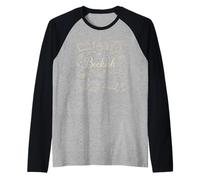Bookish Preppy Doodle Reading Cozy Vibes Woman Maglia con Maniche Raglan