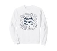 Bookish Reading Beach Babes Book Club Felpa
