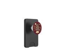 Bookish Reading Book Lover Dark Red Just One More Chapter PopSockets PopWallet per MagSafe