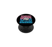 Bookish Retro Reader Adoring The Spoiler Graphic PopSockets PopGrip Adesivo