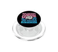 Bookish Retro Reader Adoring The Spoiler Graphic PopSockets PopGrip per MagSafe