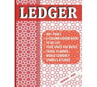 Bookkeeping Ledger Book: Track Expenses & Income for Small Business (Series - RED)