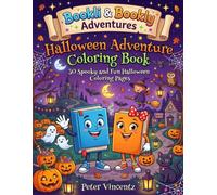 Bookly & Bookli Halloween Adventure Coloring Book: 30 Spooky and Fun Halloween Coloring Pages