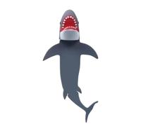 Bookmark 3D Cartoon - Cute Animal Design, Durable Craft Material Page Marker Bookmark, Shark Theme Reading Accessory | Book Marker For Boys Children Adults Teachers School Office Home