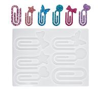 Bookmark Molds For Epoxy Resin - Handmade Casting Molds For Paper Clip Bookmark, sNonstick Book Mark Making Tool For Men Teens Adults Girls Boys Women Students Teachers Book Lovers And Others