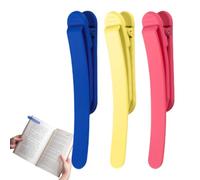 Bookmark - Silicone Bookmark | Book Marker | Page Clip Bookmark, 3X Page Clips For Journaling, Female Book Reading Smart Bookmarks, Bookmark That Follows Your Page, Silicone Bookmark Stays In Place