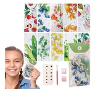 Bookmarks - 10Pieces Book Marks for Reading | Watercolor Page Holders | Aesthetic Book Marks Decoration for Students Teachers School Friend Kids Reading Women