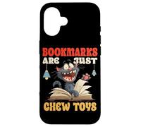 Bookmarks are just chew toys Custodia per iPhone 16