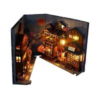 Booknook Per La Casa Da Da Sé, Decorazione Per L'inserimento Di Mensola Angolare Del Libro | Kit Di Costruzione Di Modelli Di Decorazione Di Fermalibri Creativi, Supporto Per Libro Di Bibliothè