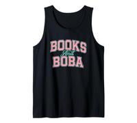 Books And Boba Design Cozy Reading Aesthetic Book Lover Boba Canotta