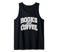 Books And Coffee Cozy Reader Typography Pastel Design Canotta