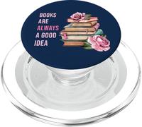Books are Always a Good Idea - Women's Cute Novel Reader PopSockets PopGrip per MagSafe
