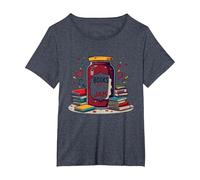 Books Are My Jam, Stravagante Regalo per Lettori di Libri Maglietta, Donna Plus-Size, Pervinca, 6X