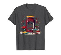 Books Are My Jam, Stravagante Regalo per Lettori di Libri Maglietta, Uomo, Grigio Scuro, 4XL