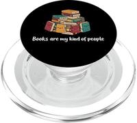 Books are my kind of people Funny Book Lover Reading PopSockets PopGrip per MagSafe
