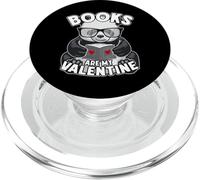 Books Are My Valentine - Lettore di libri a forma di panda PopSockets PopGrip per MagSafe