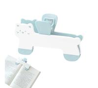 Books Bookmarks Holder, Multifunctional Page Clips, Reading Fixing Tool, Book Page Organizer, Student Teacher Accessory, Youth Men Girls, Office Library Supply, School Study Aid for Readers