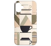 Books & Coffee Book Lovers Reading Theme Bookish Bookshelf Custodia per iPhone 16 Plus