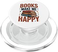 Books make me happy per gli amanti dei libri PopSockets PopGrip per MagSafe