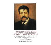 Books on Music-Letteratura, musica e teatro al tempo Leoncavallo