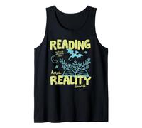 Books Over Reality Book Lover Reader Fiction Library Bookish Canotta