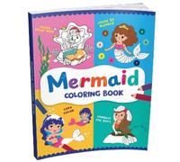 Books Penguin Color Bk-Mermaid Color Bk BOOK NUOVO