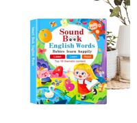 Books with Sound, Reading Toddler Interactive Books, Electronic Educational Games, Sensory Learning Toys, Speech Development Tools, Ideal for Early Reading, Language Skills Enhancement