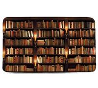 Bookshelf Vintage Library Learning Education Classics Art Painting Study Bookcase Academic World Famous Antique Zerbino Ingresso Zerbino Asciugapassi Assorbente Tappeto Entrata 40X60Cm