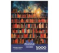 Bookshelves Puzzle Impossible 1000Pcs Decorazione Per La Casa. Giochi Rilassamento E Intelligence Per Adulti E Ragazzi Da 14 Anni 38x26cm/1000pcs