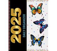 BOOK'STOP 2025 Daily Organizer: Large Dated One Page Per Day Planner with To Do, Things To Remember, Top Focus, For Tomorrow, Hourly Schedule & Notes ... and Make 2025 Your Most Productive Year Yet!