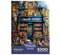 Bookstore Hut 1000 Pezzi Puzzle Classici Per Adulti E Bambini Da 14 Anni E Più Giochi Del Cervello Perfetto Per Appassionati Di Esperti - Regalo Per Amore E Amico 70x50cm/1000pcs
