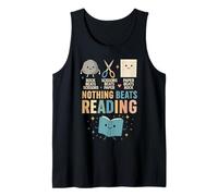 Booktrovert Camicia, Nothing Beat Reading Rock Paper Scissors Canotta