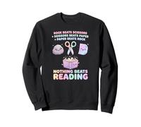 Booktrovert Nothing Beat Reading Rock Paper Forbici Donna Felpa