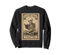 Bookworm Classic Just One More Capitolo Scheletro Letterario Felpa