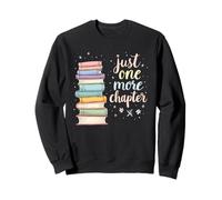 Bookworm Just One More Chapter Cozy Reader Arte estetica Felpa