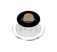 Bookworm Read The Book Boho Arch Line Art Illustration PopSockets PopGrip per MagSafe