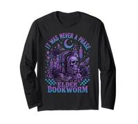 Bookworm Reader Gothic Phase Books Falene Ossa Luna Maglia a Manica