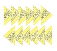 Boolavard 100% cotone 1pcs, 6pcs o 12pcs Pack Bandane con Paisley Pattern colore originale di scelta Headwear/capelli (12 Giallo)