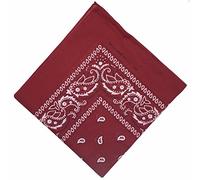Boolavard 100% cotone 1pcs, 6pcs o 12pcs Pack Bandane con Paisley Pattern colore originale di scelta Headwear/capelli