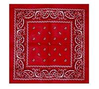 Boolavard 100% cotone 1pcs, 6pcs o 12pcs Pack Bandane con Paisley Pattern colore originale di scelta Headwear/capelli