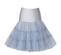 BOOLAVARD 1950 26" Rockabilly Sottoveste Retro Vintage Petticoat Tutu Swing Rosso, Nero, Bianco, Blu, Rosa, grigio, L-XL