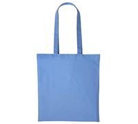 Boolavard Borsa per la spesa in cotone, borse per la spesa riutilizzabili medie leggere, adatte per il miglioramento della casa, promozione, promozione, omaggi, attività (Fiordaliso)