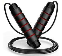 Boolavard Corda per Caltare con Cuscinetti a Sfera Cavo per Corda per Saltare ad alta Velocità e Manici in Memory Foam da 6 Pollici Ideale per Esercizi Aerobici e Palestra