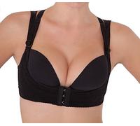 Boolavard Dirndl Push-Up/Sollevamento del busto Beige e Nero, Nero , XL
