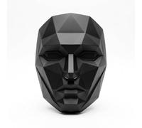 Boolavard Maschera Cosplay per Gioco di Ruolo, Maschere Premium Nero Opaco & Oro per Halloween, Carnevale & Feste a Tema, Cinturino Regolabile, Stile Boss, Servant, Bambola 123 o VIP Oro, Taglia Unica