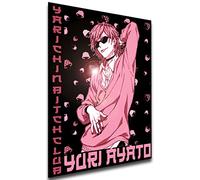 Boolhub - Poster Japanese Style - Yarichin B Club - Yuri Ayato PE0044 - 42L x 30l cm - Stampa su Carta - Matte - Senza Cornice - Retrò - Anime - Decorazione per Soggiorno, Camera da Letto o Ufficio