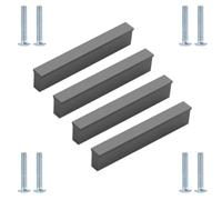 BOOLSFMAM 4 pezzi Maniglie per cucina Grigio, Maniglie per mobili, per armadi, cassetti, maniglie per cucina, riutilizzabili per armadi da cucina in Nord Europa