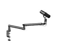 Boom Arm - Microphone Desk Arm, Microphone Boom Stand, Shock Absorbing Clamp 360 gradi Rotating, Boomm Microphonee Arms For Singing Studio Music Computer Desktop Content And Podcasting