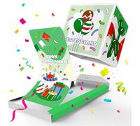 «BOOM» Biglietto Di Auguri Esplosivo Coriandoli Buon Compleanno, Cartolina Sche