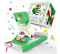 «BOOM!» Biglietto di Auguri Esplosivo Coriandoli Buon Compleanno, Cartolina Scherzo divertente Sorpresa Pop up per lui, lei